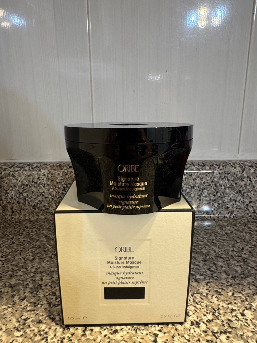Oribe Signature Moisture Masque — Black & Cream Packaging